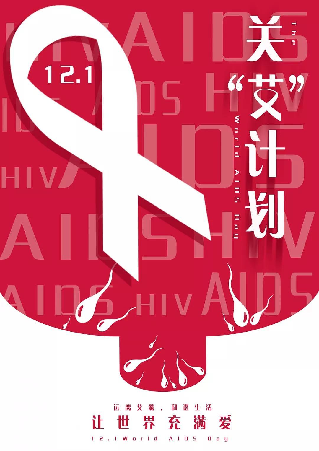 ”艾滋病“主题活动|平面|海报|Kcaptain - 原创作品 - 站酷 (ZCOOL)