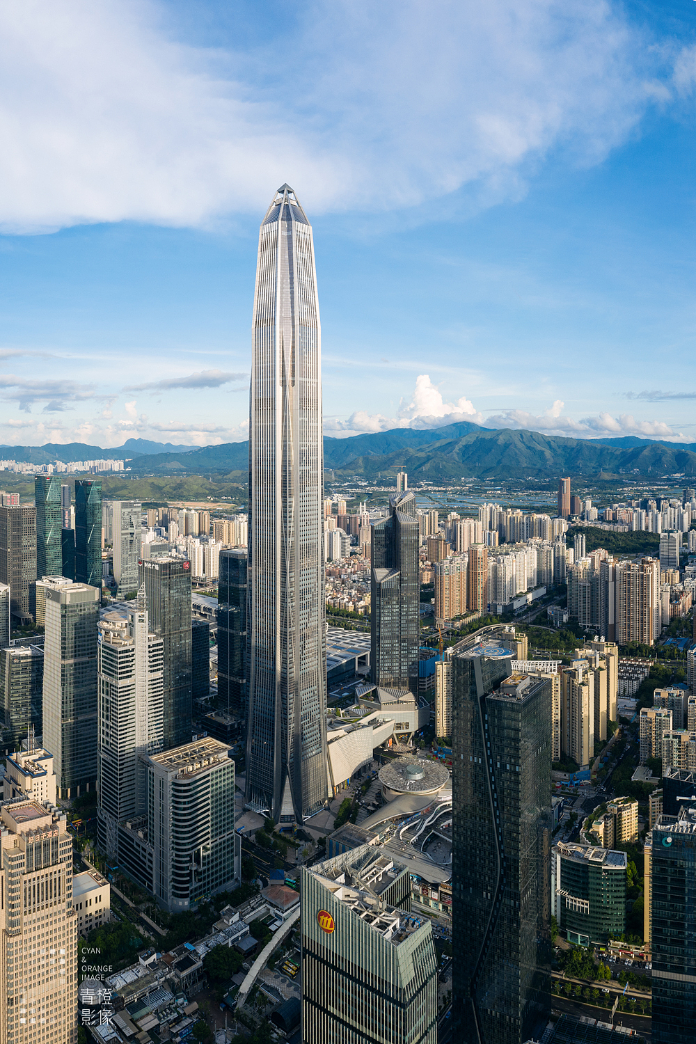 建筑摄影平安金融中心ⅹ青橙影像