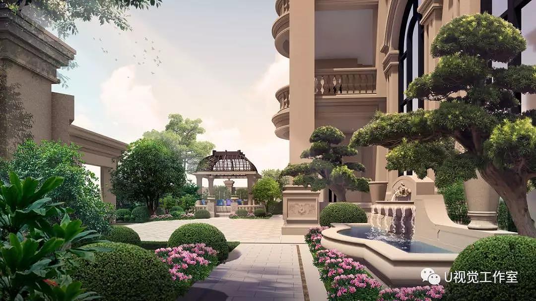 别墅花园设计（图ZMjA5MjU2NzE2） - 景观设计 - 站酷设计师Z34351419原创素材 - 站酷ZCOOL