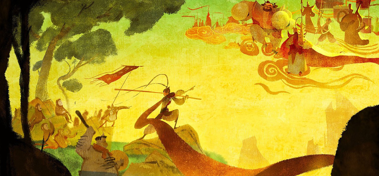 西游绘本（图ZMjMzMzc4ODY0） - 绘本 - 站酷设计师肖楚杰Jasper原创素材 - 站酷ZCOOL