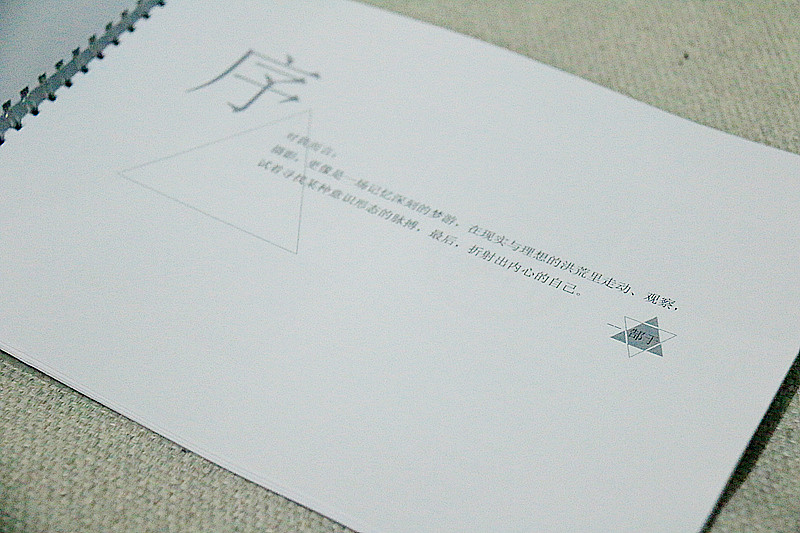 “摄、计、诗”个人概念书籍装帧及周边设计