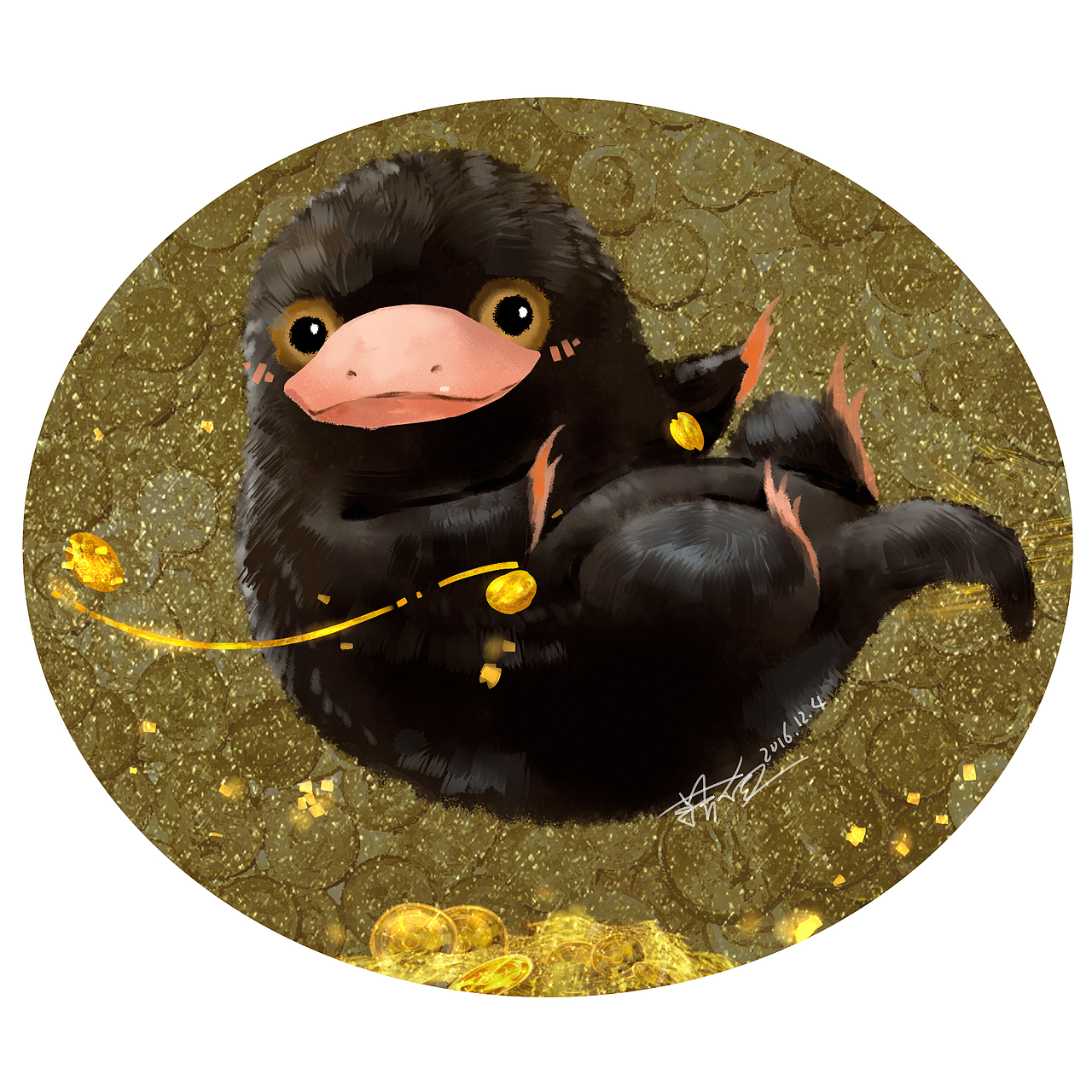 神奇动物在哪里 嗅嗅（图ZNjUyNjAzMzY=） - 创作习作 - 站酷设计师薪南原创素材 - 站酷ZCOOL