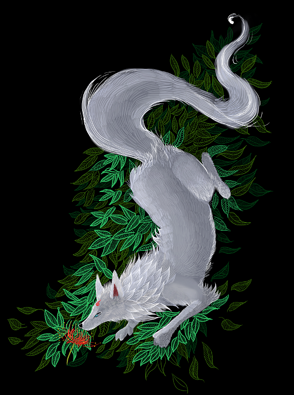 彼岸花开（图ZMTIyOTcyMjA4） - 儿童插画 - 站酷设计师狮子大亨原创素材 - 站酷ZCOOL