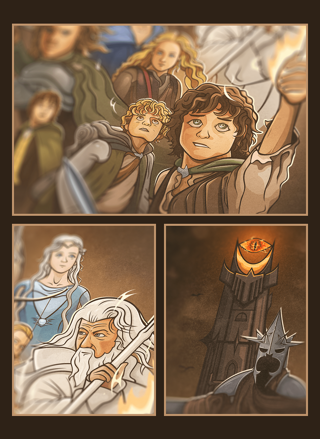 The Lord of Rings 丨 纪念指环王插画