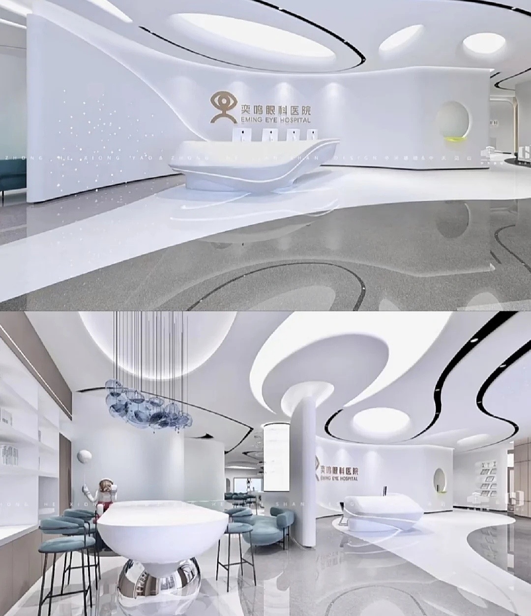 西安公装设计|眼科医院|案例展示