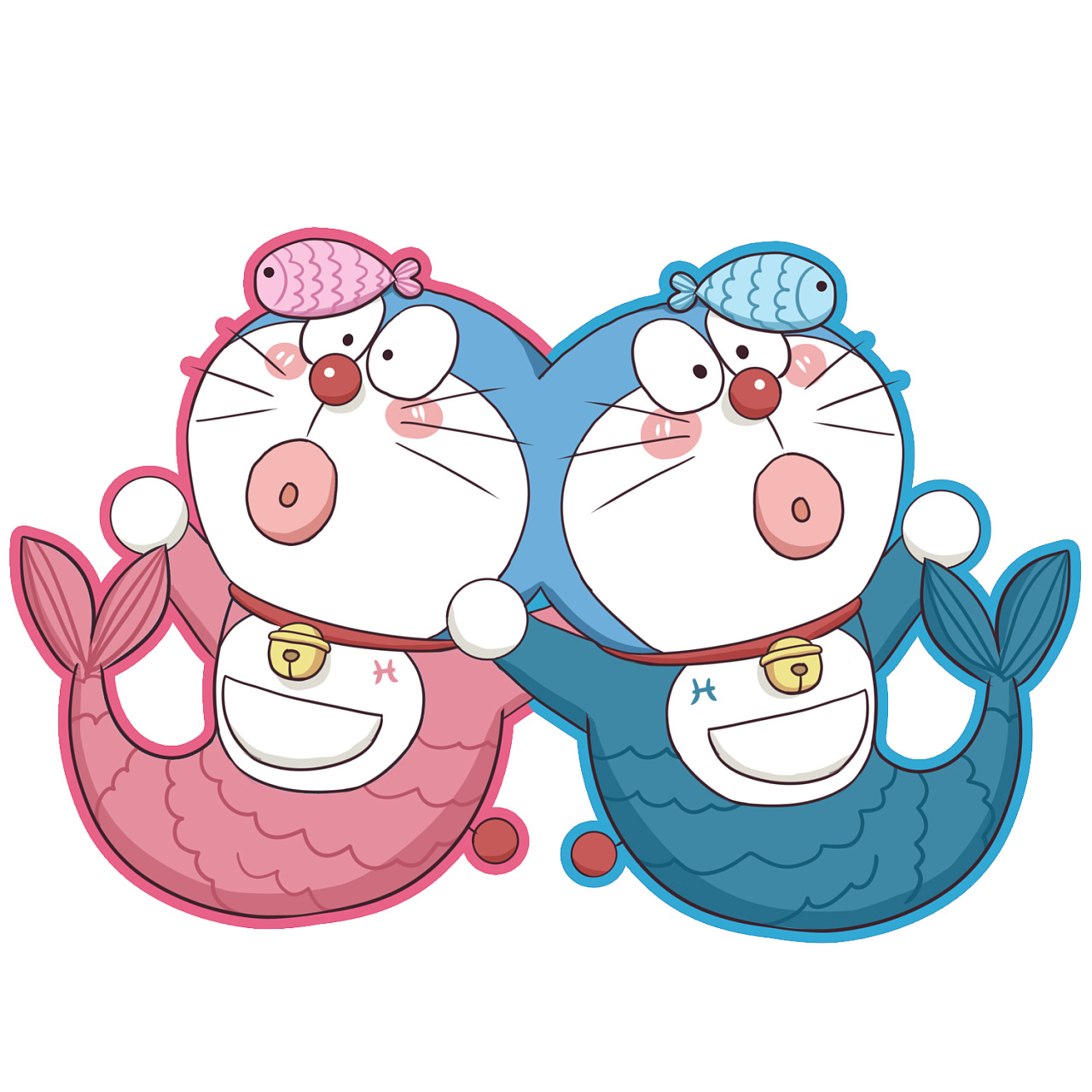 原创 哆啦a梦 12星座 头像 系列