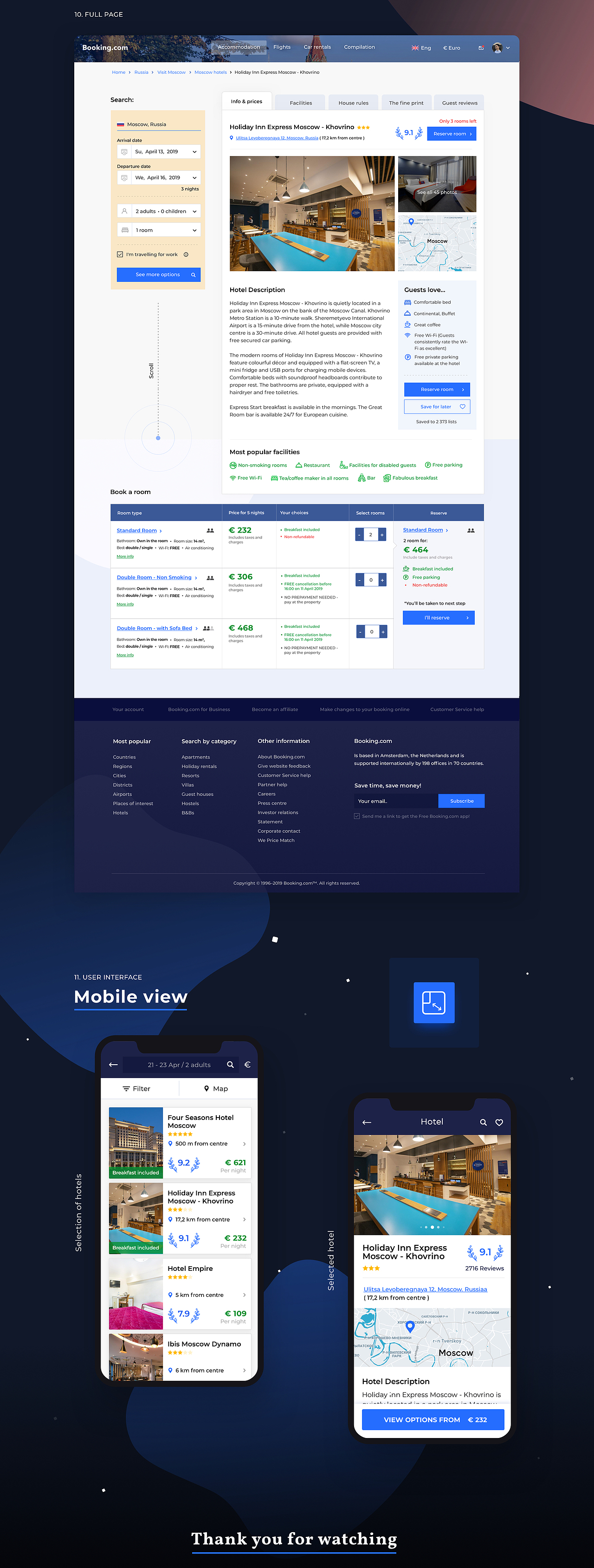 Booking.com — Redesign Concept