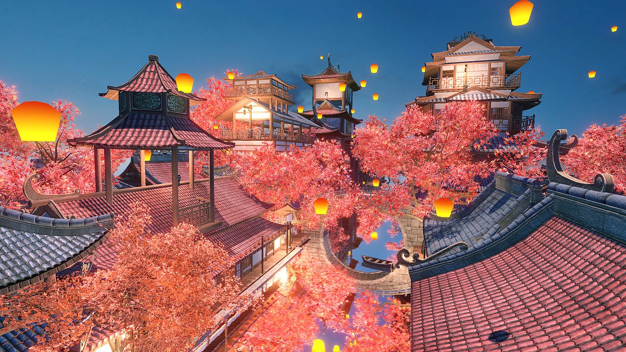 概念设计｜枫桥天街（图ZMTg0MzY5NDI4） - 场景 - 站酷设计师惊笛原创素材 - 站酷ZCOOL