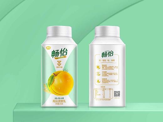 畅怡酸奶-利乐冠（个人主页-ZMzIyODczNzI=） - 包装 - 站酷设计师egoidea原创素材 - 站酷ZCOOL