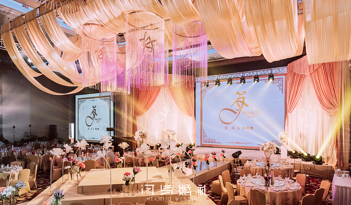 河马婚礼｜西式现代婚礼（橙色＋白色＋粉色）（图ZMTM3ODg1MDcy） - 人文/纪实摄影 - 站酷设计师河马婚礼原创素材 - 站酷ZCOOL