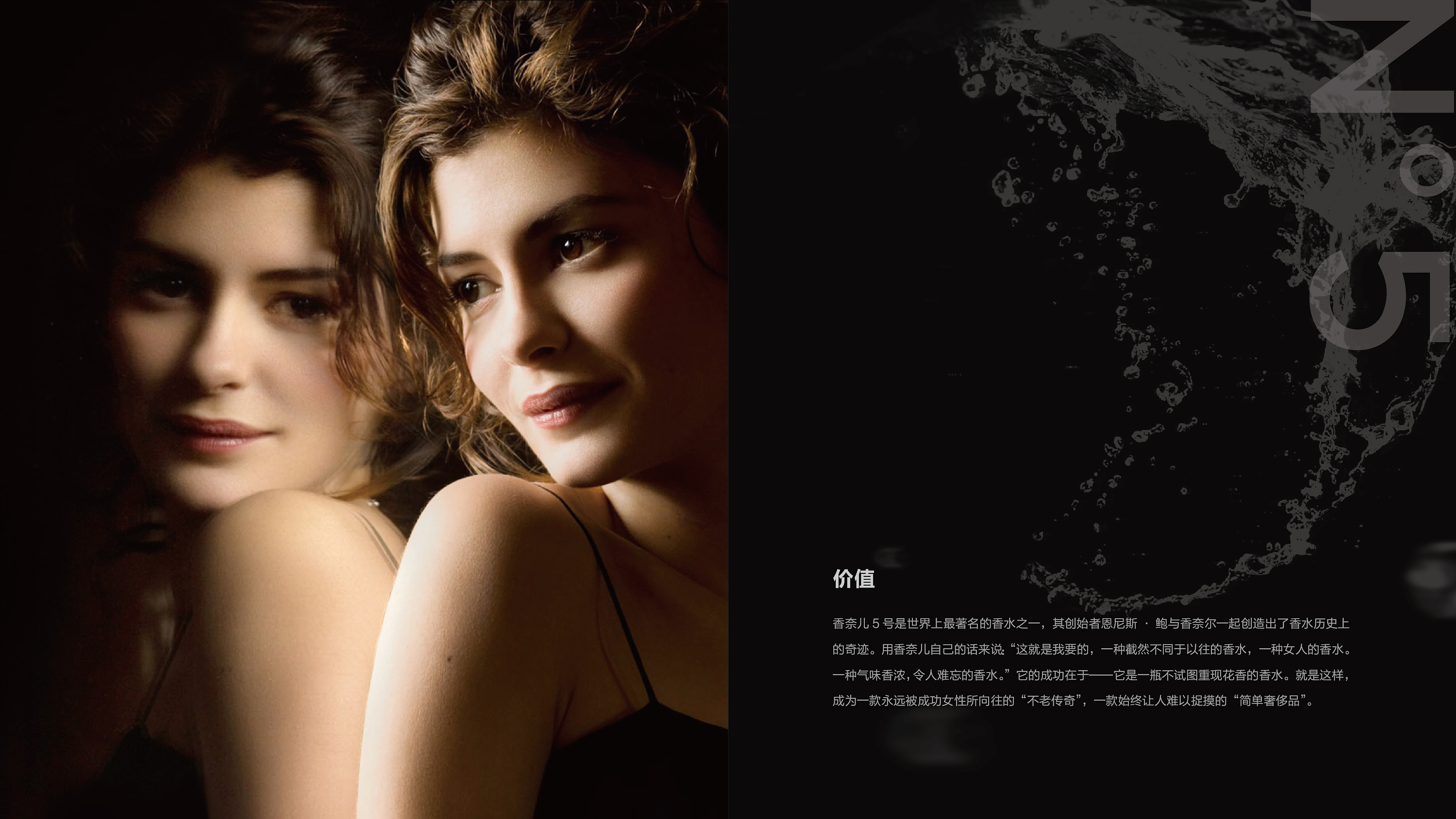 香奈儿5号画册设计