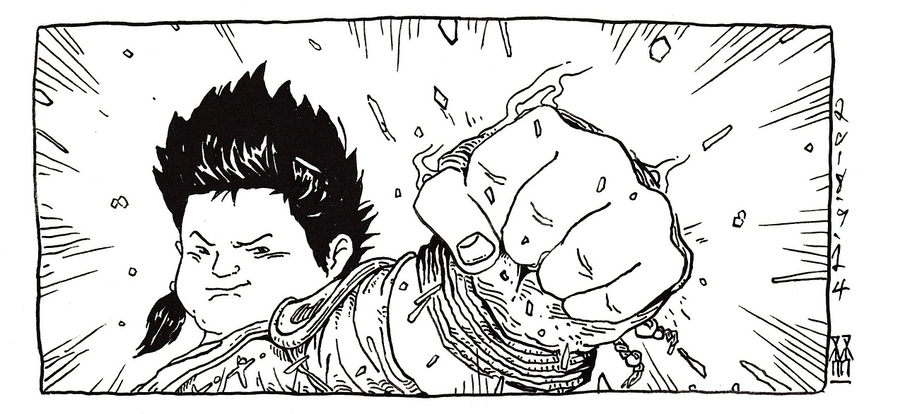 要在茫茫人海中找到自己（图ZMTM0NjE3NjQ0） - 单幅漫画 - 站酷设计师李安朔原创素材 - 站酷ZCOOL