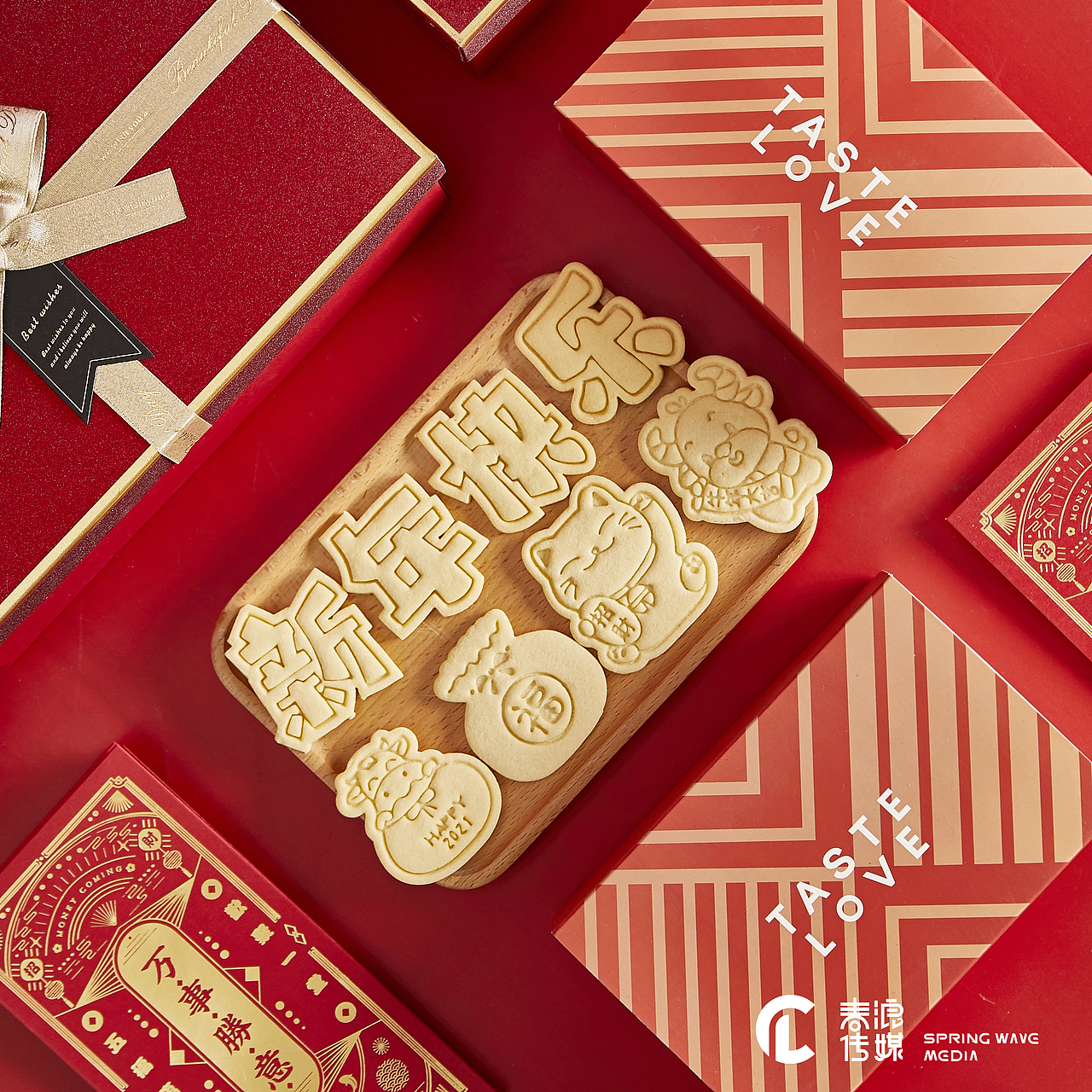 新年饼干 | 春浪传媒（图ZMjM4ODYyMzA4） - 产品摄影 - 站酷设计师春浪文化原创素材 - 站酷ZCOOL