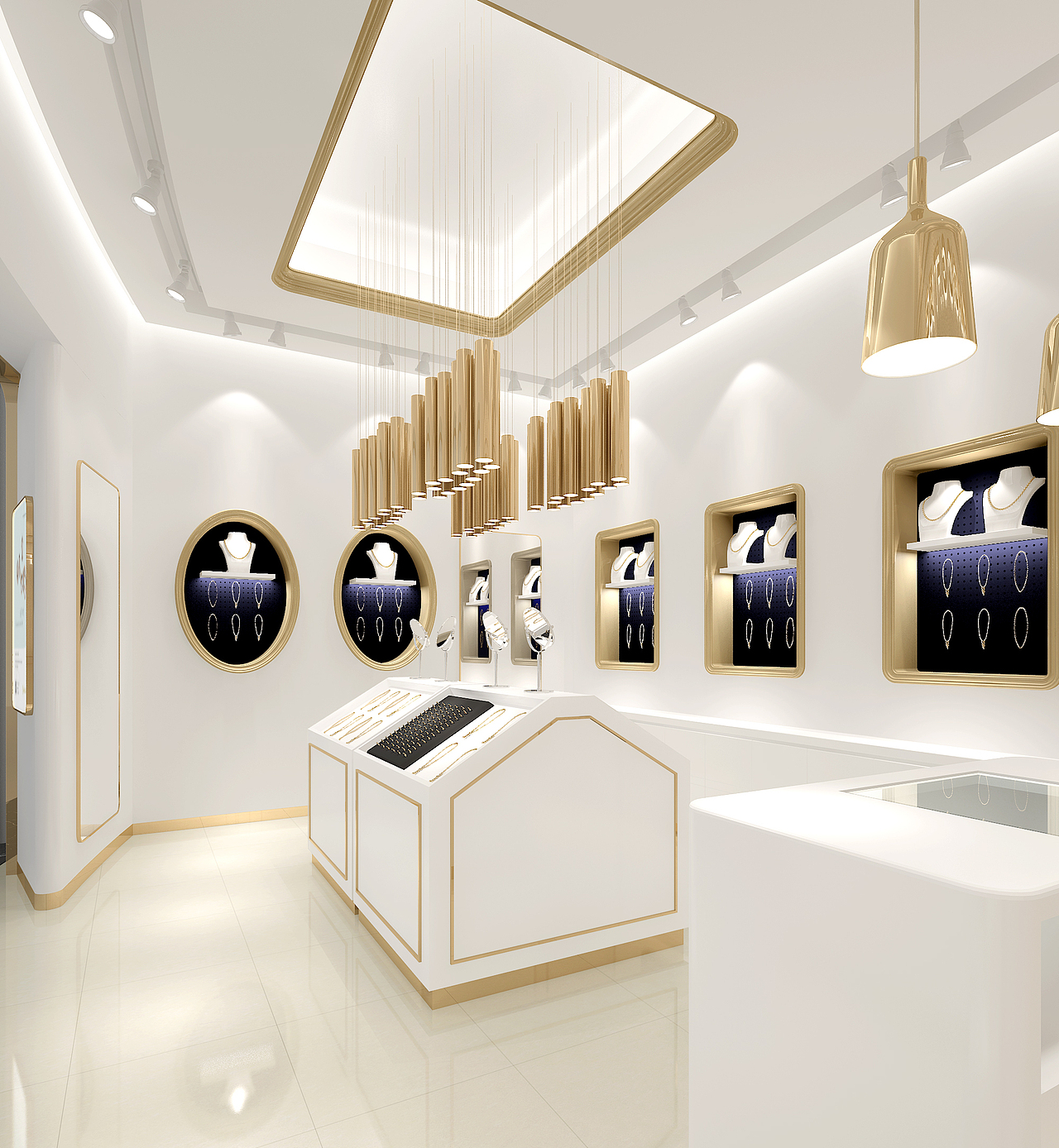 饰品店（图ZNzUxMDcxMDQ=） - 商业空间设计 - 站酷设计师WOHOM原创素材 - 站酷ZCOOL