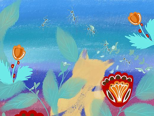 猫系列-猫和蚂蚁