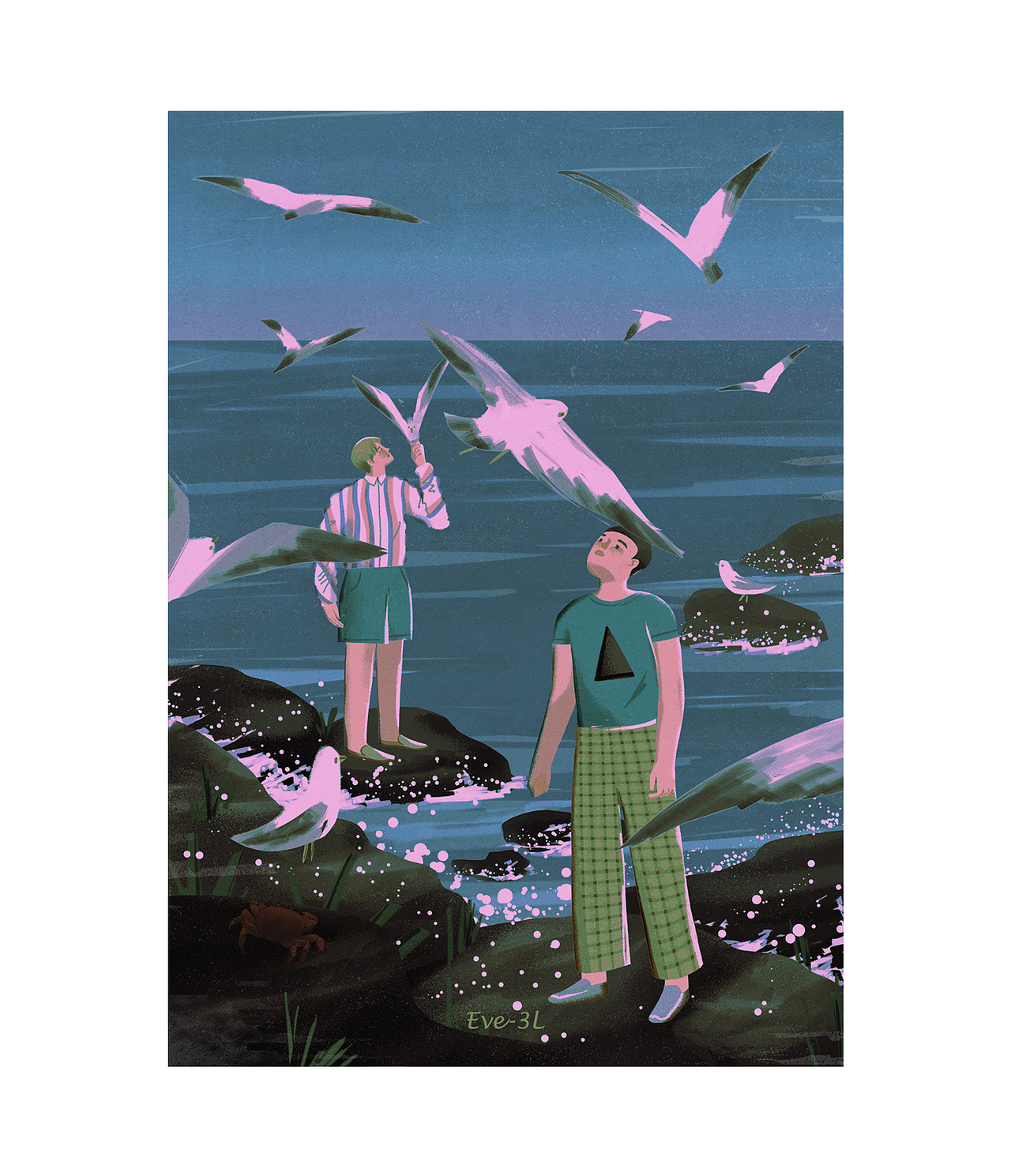 夏天-杂（图ZMTc3MTcyOTky） - 商业插画 - 站酷设计师Eve3L原创素材 - 站酷ZCOOL