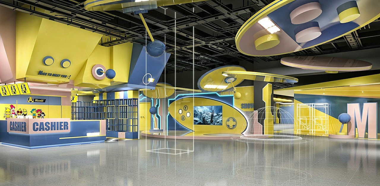 上海电玩城设计作品--棱镜设计