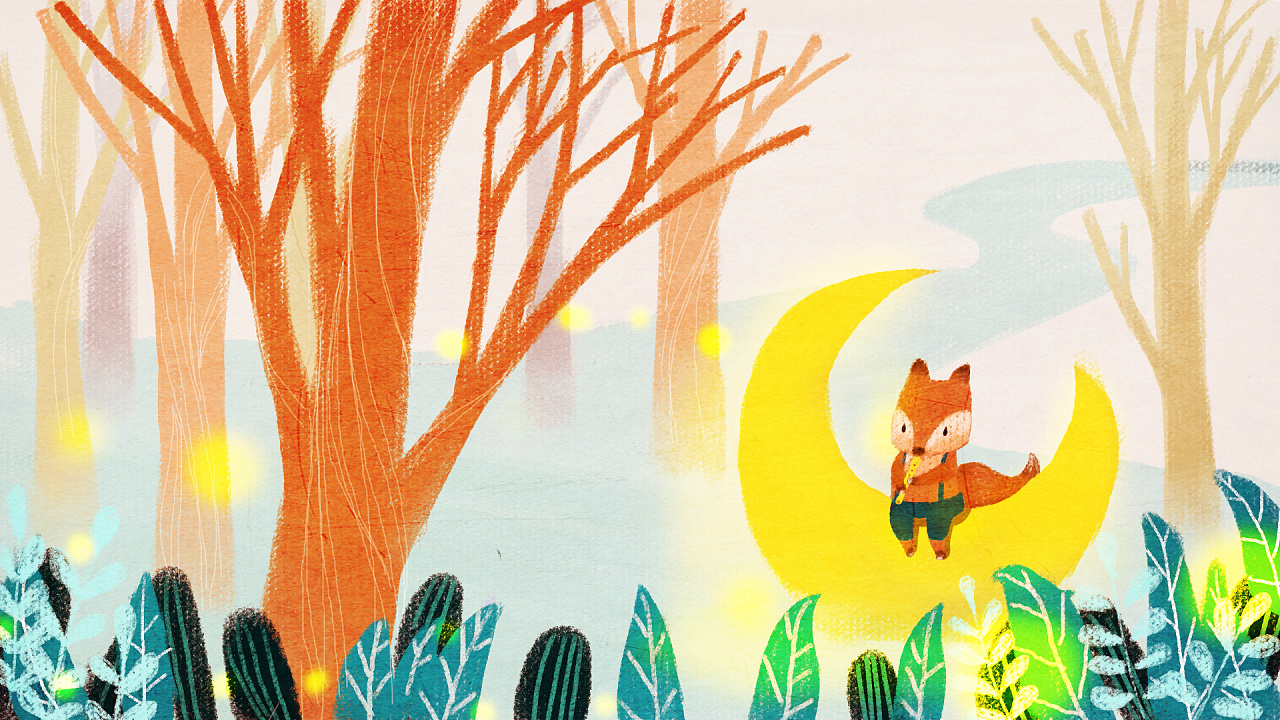 3年前 478 4 0 重庆  |  学生 小狐狸捡到了月亮 原创  -  插画