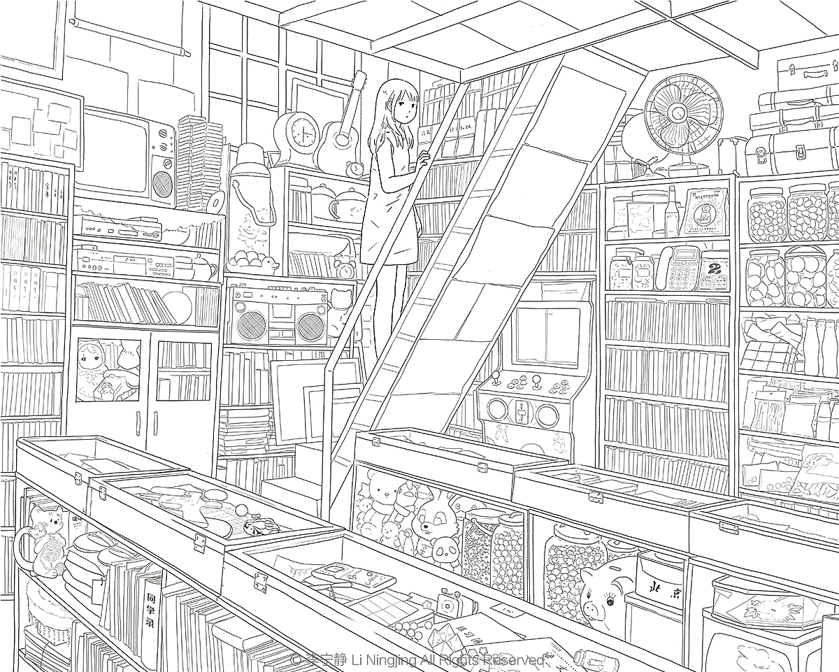 回忆的房间（图ZMjA5ODAzMDMy） - 商业插画 - 站酷设计师李宁静april原创素材 - 站酷ZCOOL