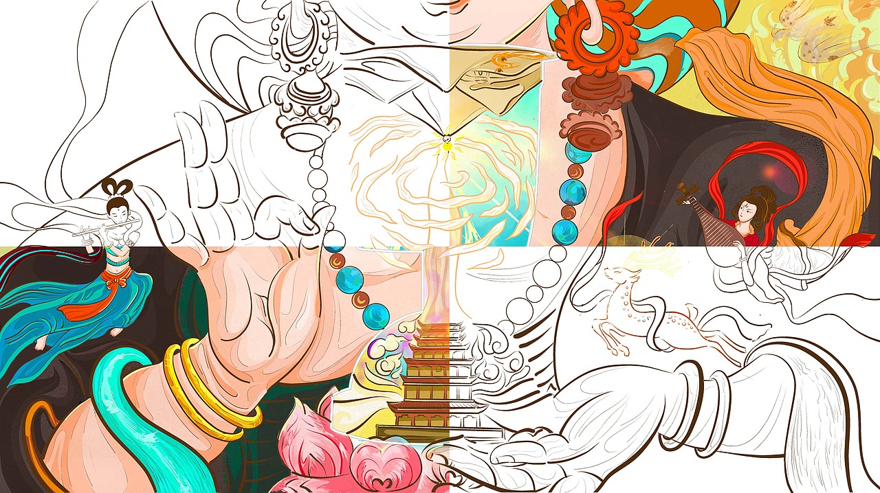 安慕希 | 反倒有型 | 敦煌古城（图ZMjI3Njc4MDUy） - 海报 - 站酷设计师桃五原创素材 - 站酷ZCOOL