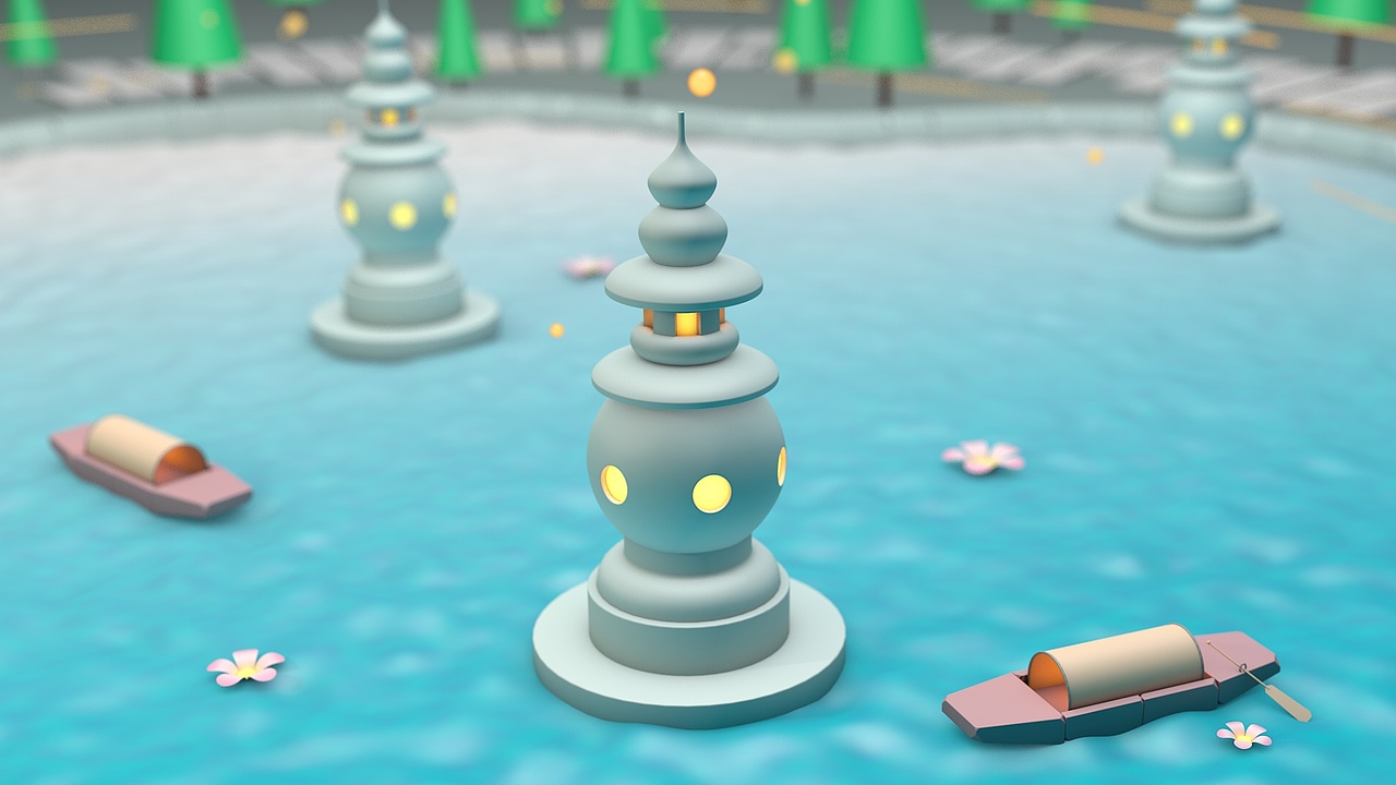 小场景C4D建模（图ZMTU1Njk0Mzky） - 场景 - 站酷设计师油条爱煎饼原创素材 - 站酷ZCOOL