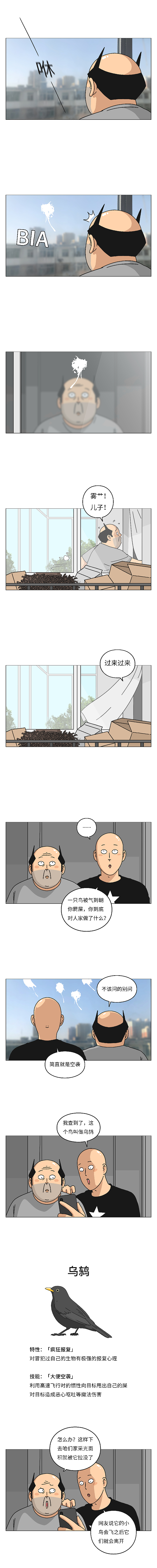 被一只鸟记仇是什么体验？（图ZMjA3ODI3ODA4） - 中/长篇漫画 - 站酷设计师郭九二原创素材 - 站酷ZCOOL