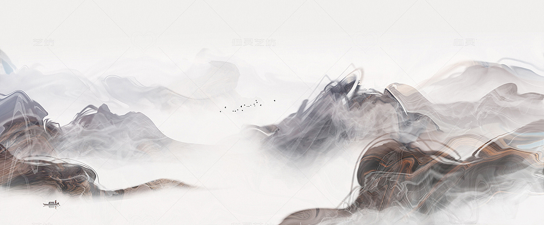 新鲜好图-烟雾山水（图ZMjcxMDY5MzY4） - 商业插画 - 站酷设计师心灵艺坊原创素材 - 站酷ZCOOL