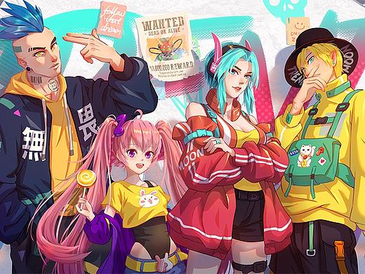 TREND XX MOON 潮乐门 | 插画视觉设计2021