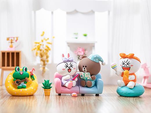 盲盒拍摄——《Line friends》休闲假日系列盲盒手办