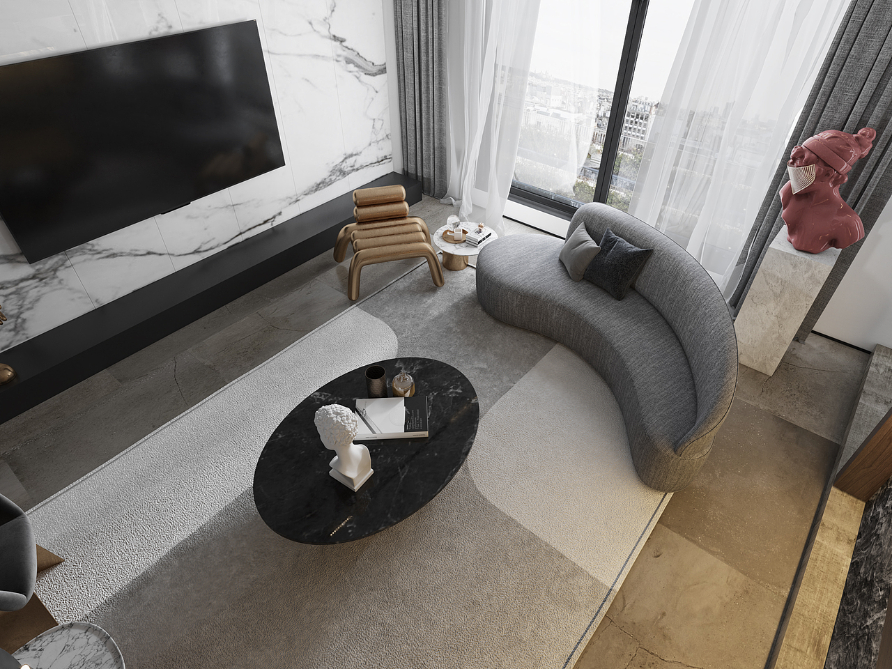 無爲空间設計-大平层（图ZMjczNDA0MzA4） - 家装设计 - 站酷设计师Mr赵三原创素材 - 站酷ZCOOL