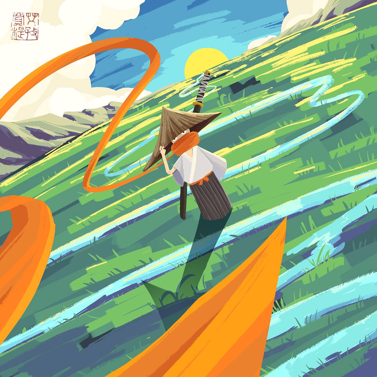 荒野之|插画|创作习作|阿兹玛特 - 原创作品 - 站酷 (zcool)