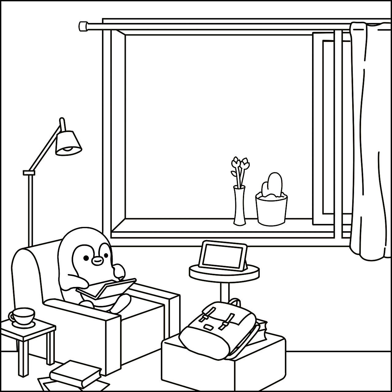 JOJO-日常自娱自乐（企鹅九宫格）（图ZMjM1MzcyNDA4） - 艺术插画 - 站酷设计师SUSU菇凉原创素材 - 站酷ZCOOL