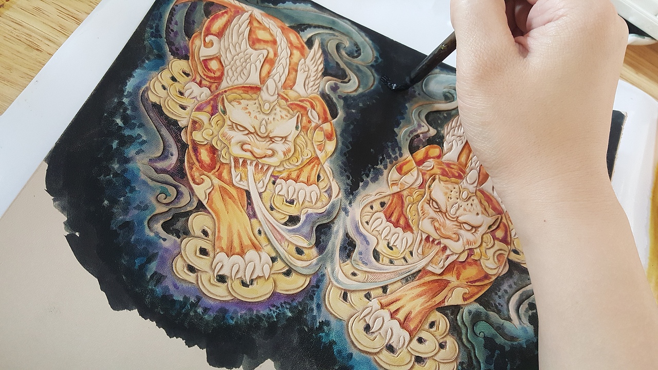 貔貅混搭男士包（图ZNTI5NzMxNTI=） - 工艺品设计 - 站酷设计师孟璐璐V原创素材 - 站酷ZCOOL