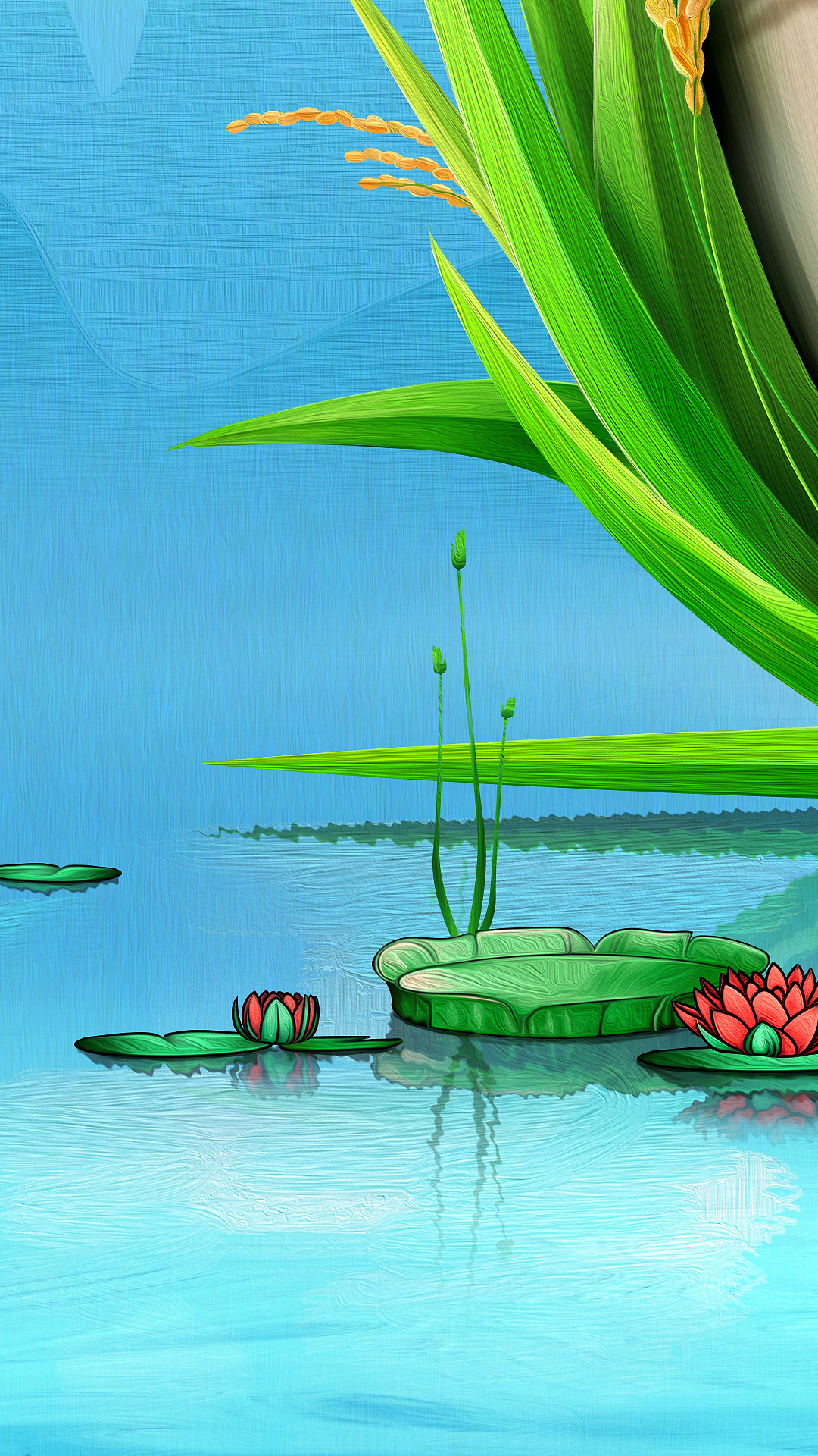 五常大米手绘包装设计