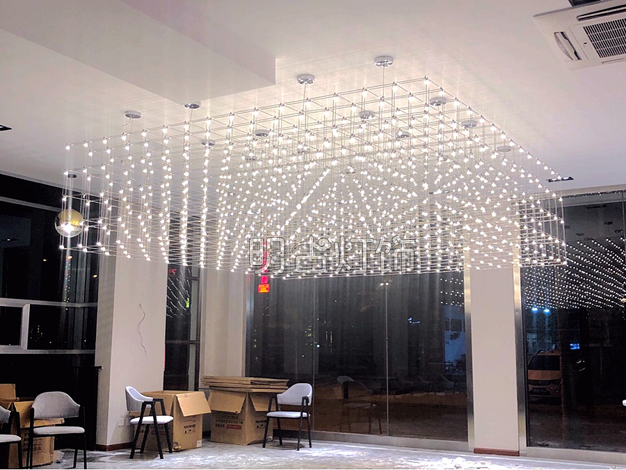 明古定制:光立方工程灯打造过程和设计方案