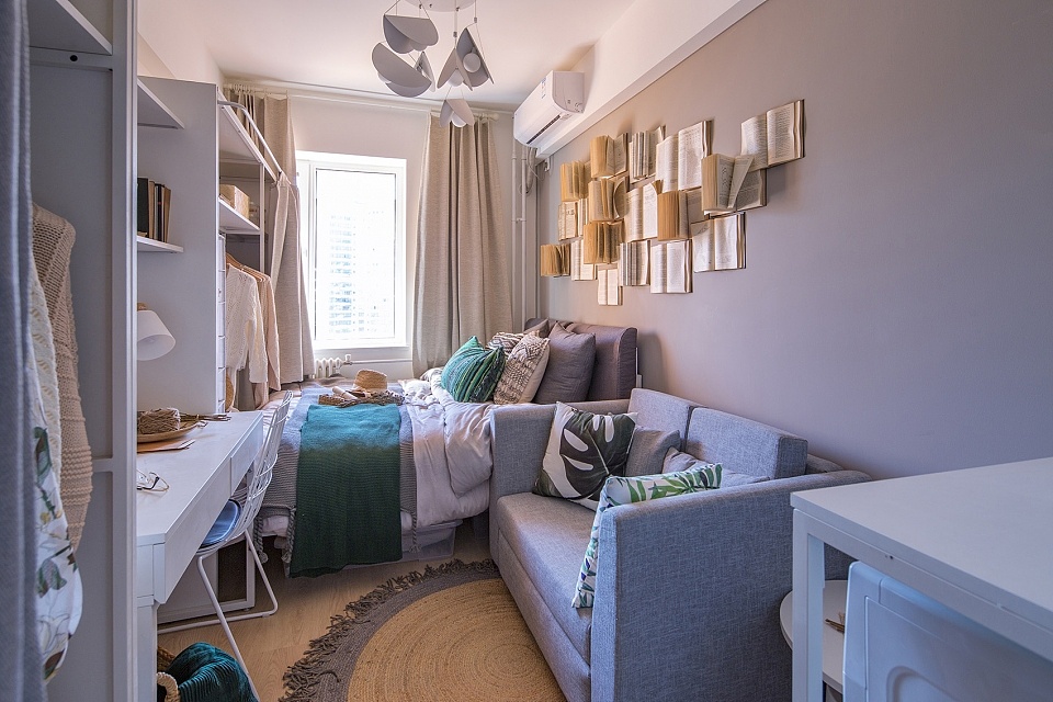 室内灯光设计万科西直门泊寓长租公寓的收纳之道