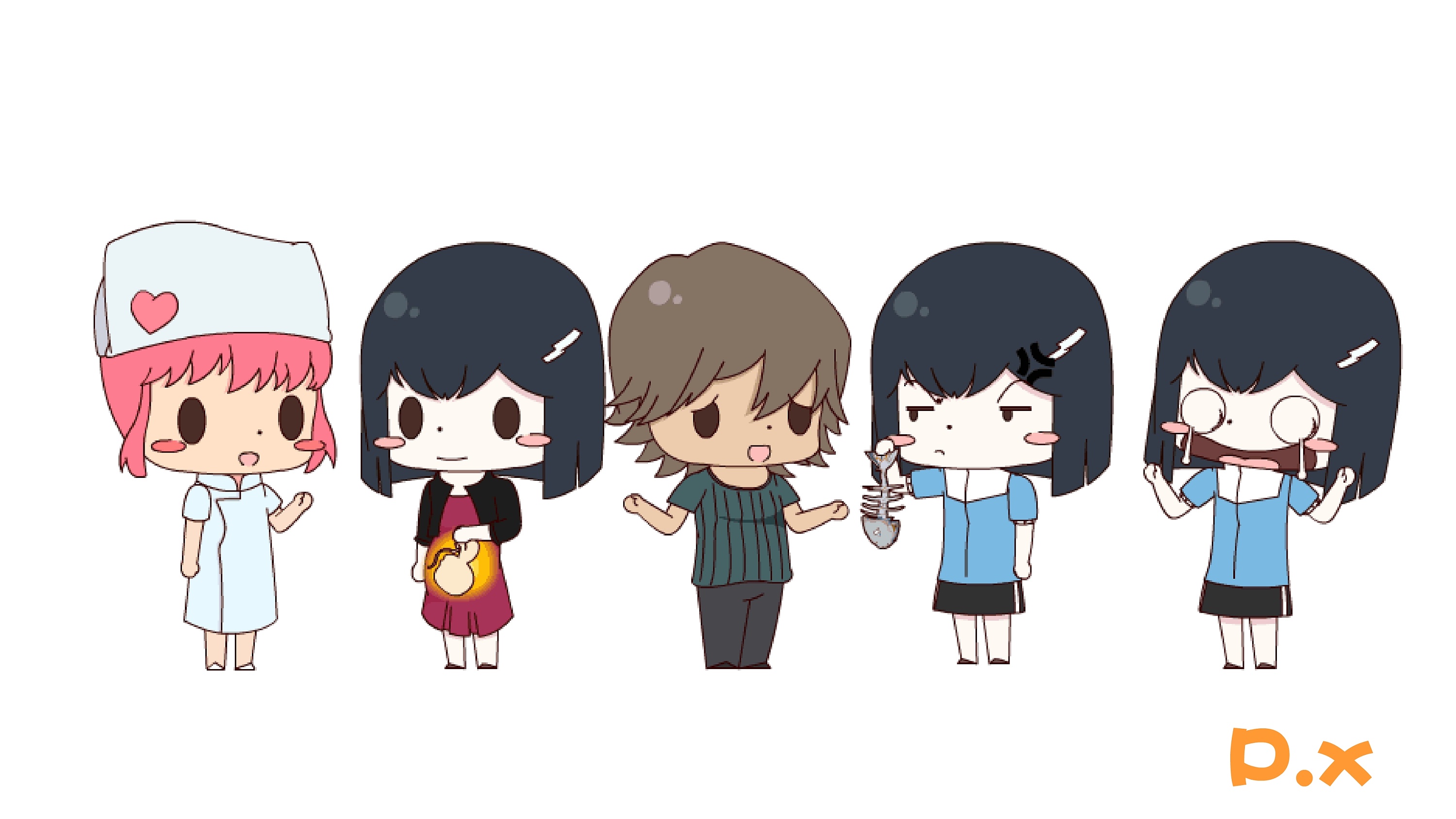 早期动画人物设定