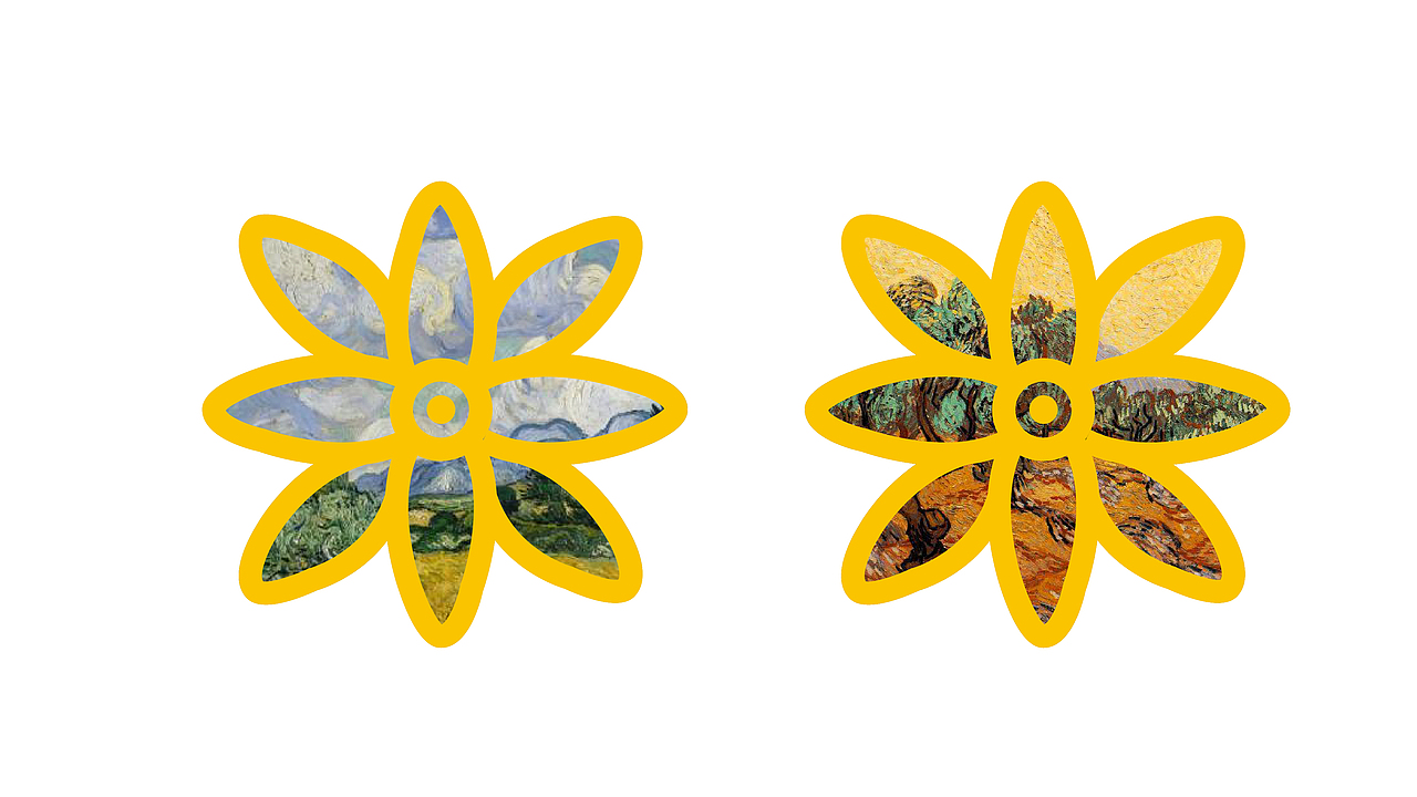 向日葵美术馆品牌形象logo设计（图ZMTgxNTQ0OTMy） - 品牌 - 站酷设计师张花生原创素材 - 站酷ZCOOL
