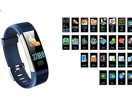 运动手环ui界面图标