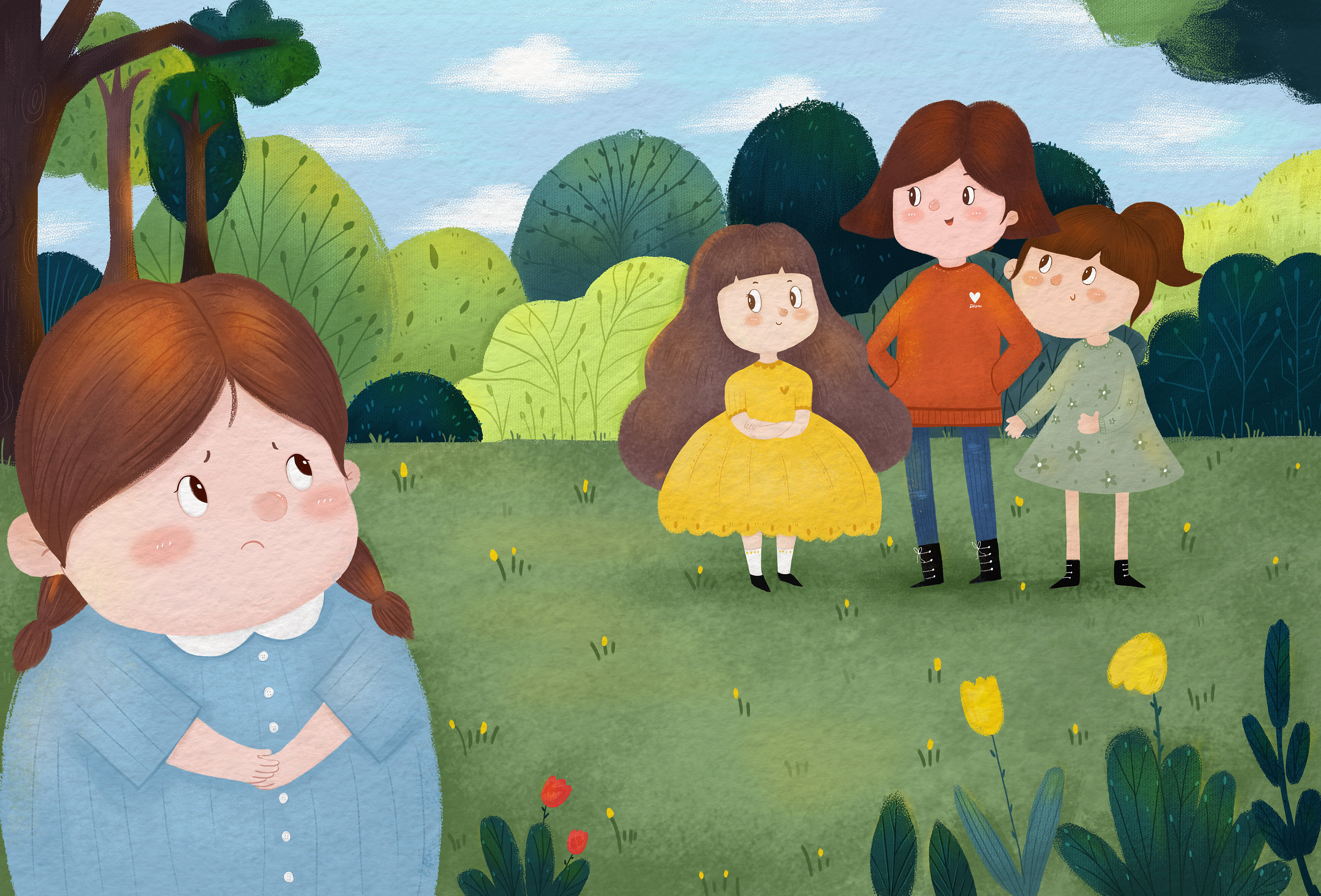 儿童绘本-圆滚滚小镇|插画|绘本|暴躁插画师张二狗 - 原创作品 - 站酷