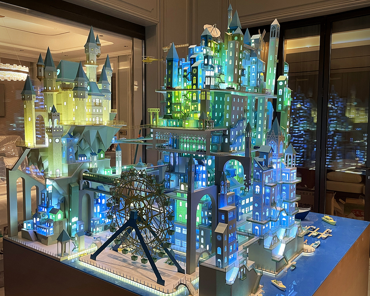 纸雕海上之城3（图ZMjcyMjg1MDI0） - 其他手工艺 - 站酷设计师尹利帅纸艺师原创素材 - 站酷ZCOOL