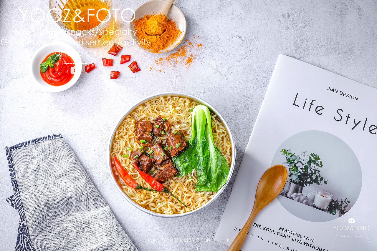 夜深人静，吃碗面🍜【优志摄影】（图ZMjcyNjA5OTcy） - 美食摄影 - 站酷设计师厦门优志摄影原创素材 - 站酷ZCOOL