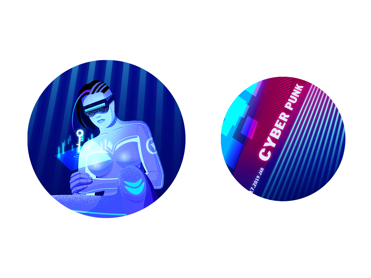 赛博朋克风格（图ZMTYzMTYyNTIw） - 创作习作 - 站酷设计师POGUA原创素材 - 站酷ZCOOL