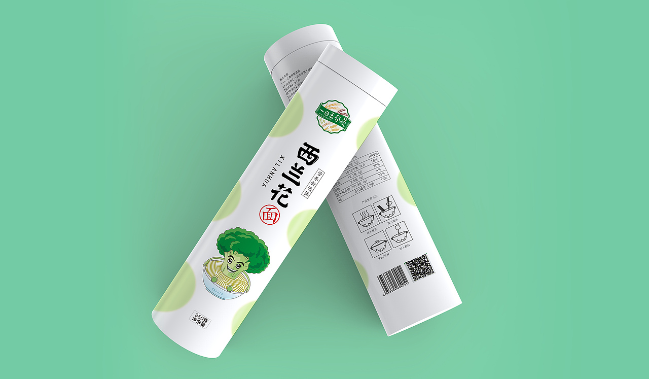 西兰花面条|平面|包装|最初创意设计 - 原创作品 - 站酷 (zcool)