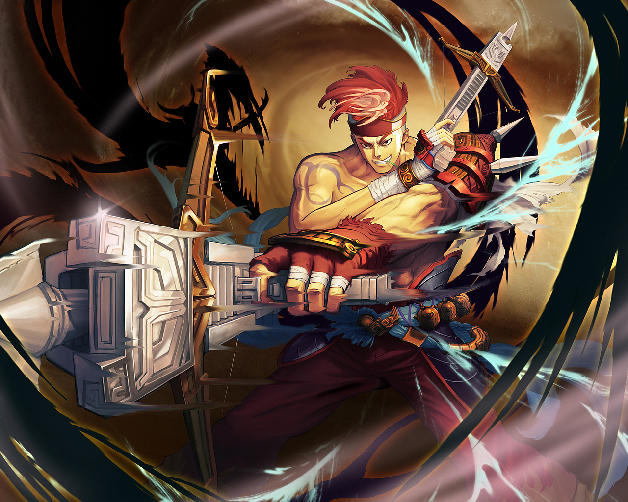 古代红发男射手