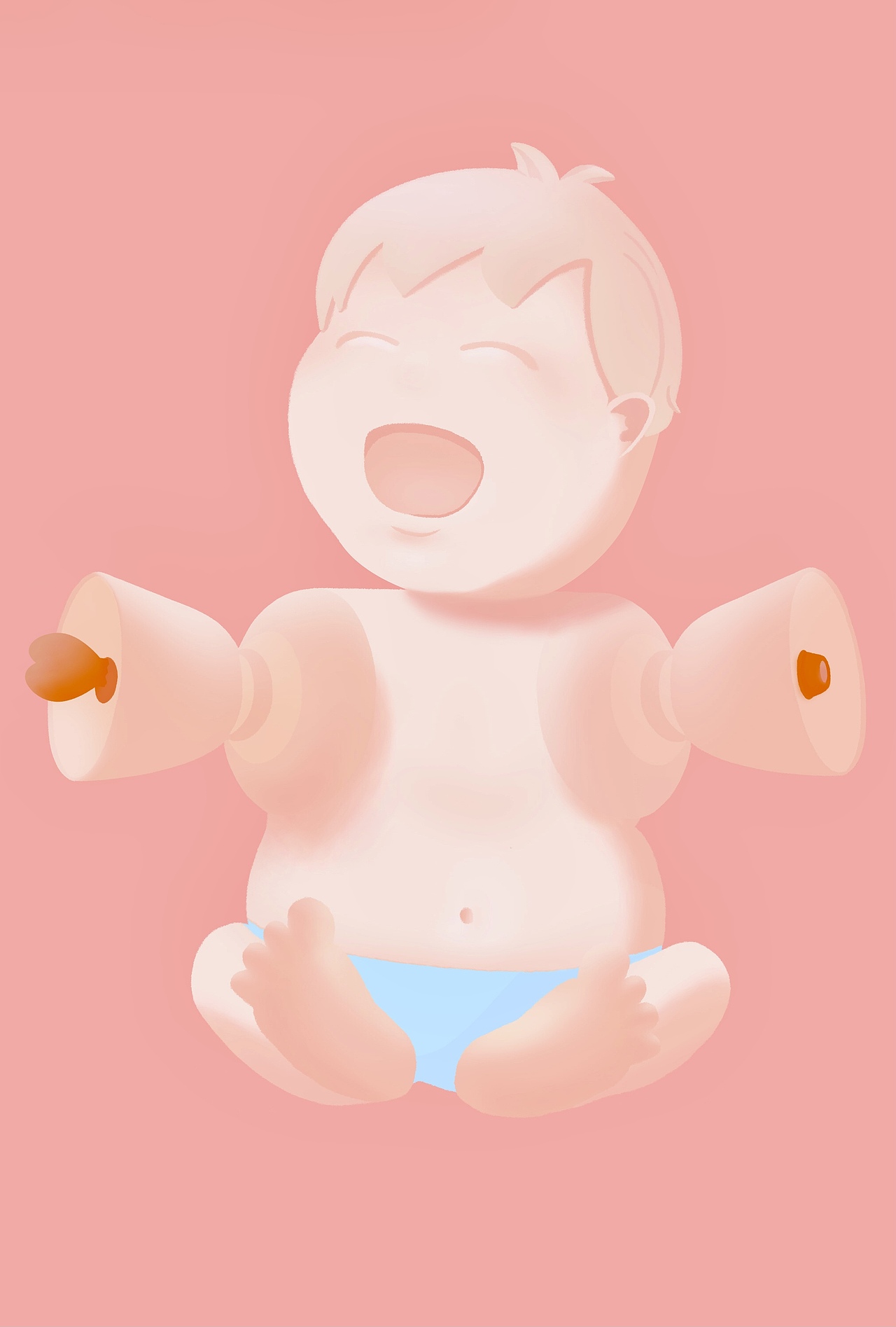 创意阐述: br> br>人设: br>稚气未脱的幼儿 br>奶声奶气的甜心宝贝 