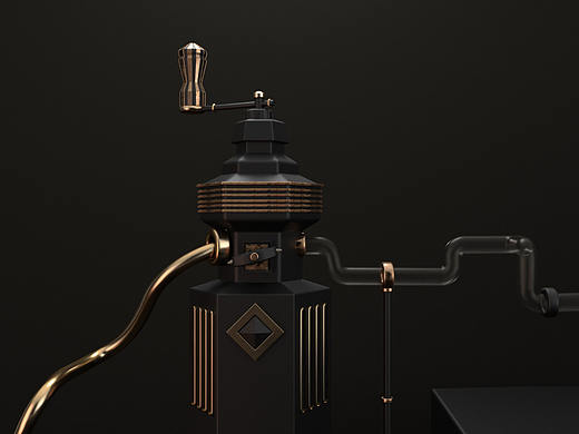 C4D 便携咖啡机（个人主页-ZMzkzMDI2MTY=） - Motion Graphic - 站酷设计师蓝宝哈哈原创素材 - 站酷ZCOOL