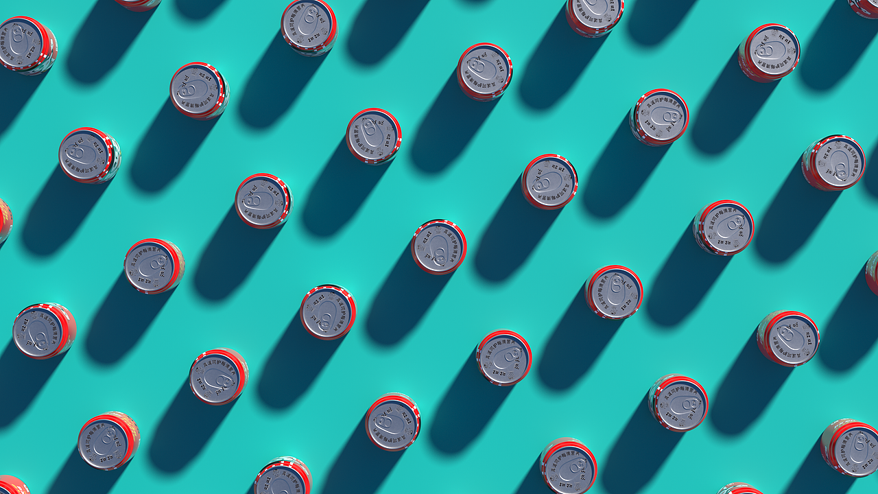 C4D旺仔牛奶大派对(练习)