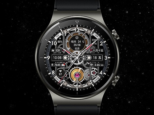 水木夕华为表盘《机械全能 建模》|平面|宣传物料|水木夕a水木夕_原创