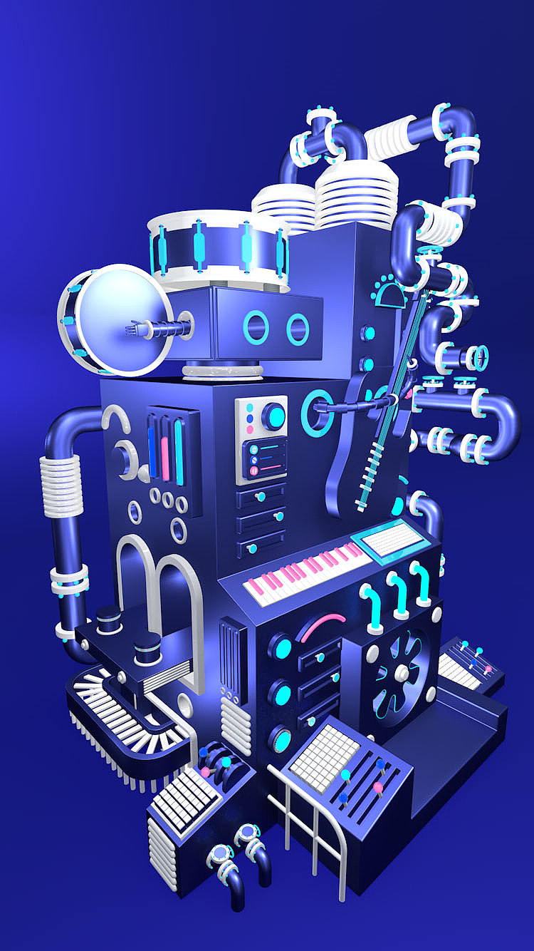 C4D作品（图ZMjM2MTM2MjI0） - 其他三维 - 站酷设计师cm沧溟原创素材 - 站酷ZCOOL